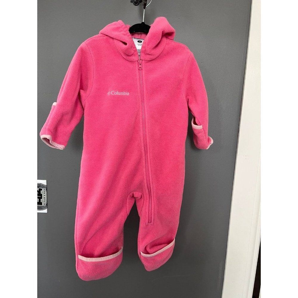 Columbia pink 12m 12 months jester bunting coat jacket baby toddler